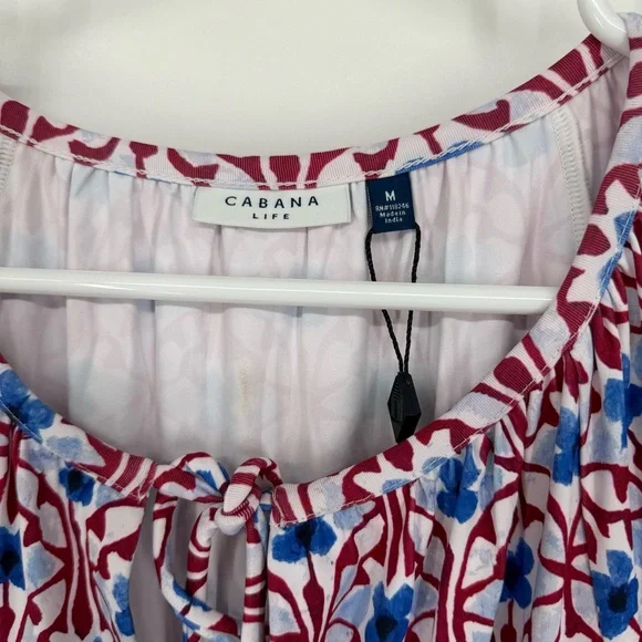 Cabana Life Concord Cinched Waist Flowy Dress Size Medium NWT - Picture 6 of 7